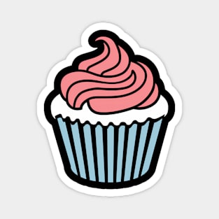 Cupcake With Frosting Magnet