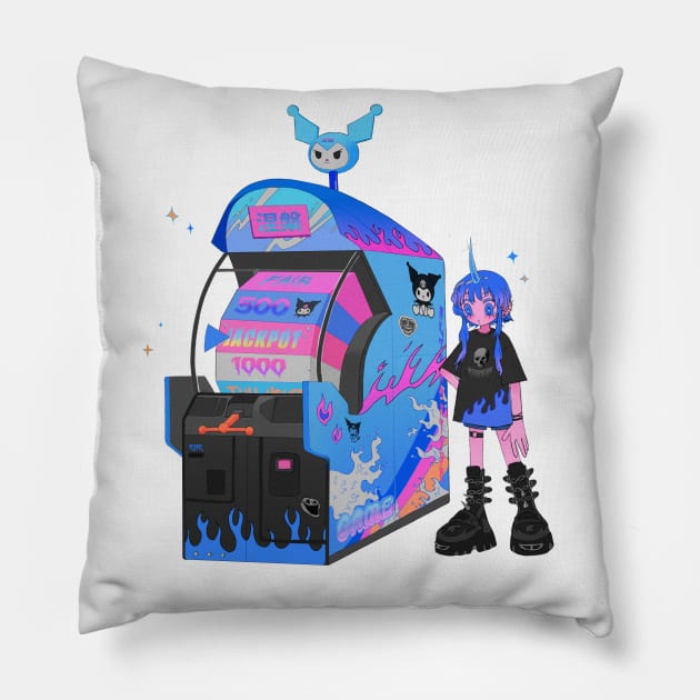 Arcade wheel Pillow by Rk7777