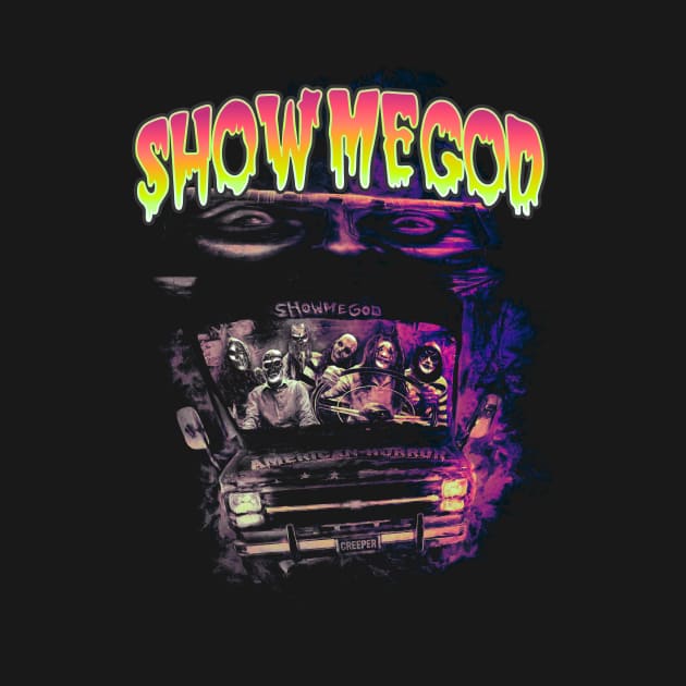 showmegod neon creeper tee by Showmegod