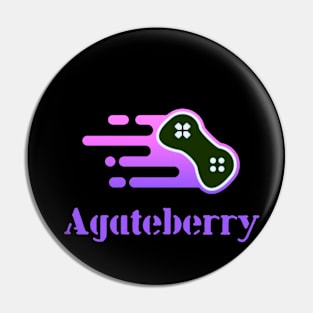 Agateberry Gaming Merch Pin