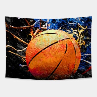 Basketball art print swoosh 112 - basketball artwork Tapestry