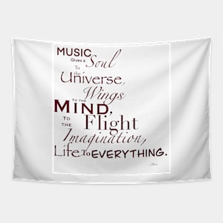 Music gives soul! Tapestry