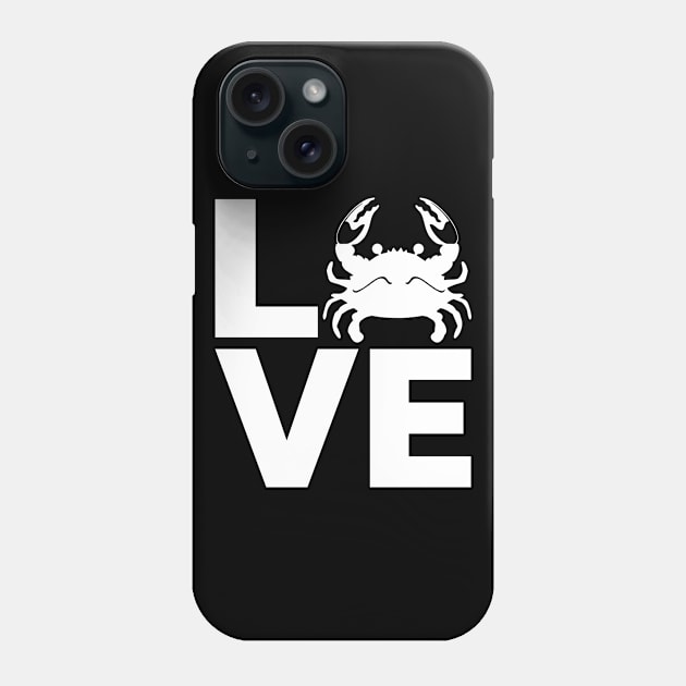 Crab Love Ocean Claw Cake Wildlife King Phone Case by DesignatedDesigner