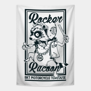 Rocker Racoon Tapestry