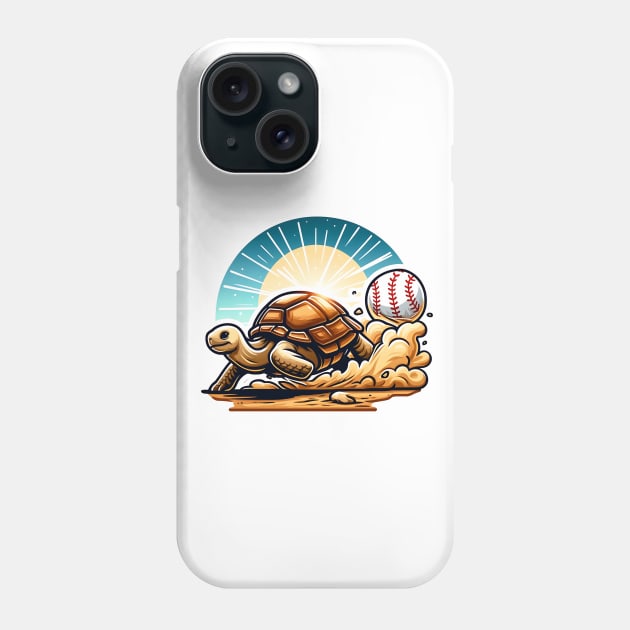 Endangered Beauty Baseball Desert Tortoise Phone Case by TaansCreation 