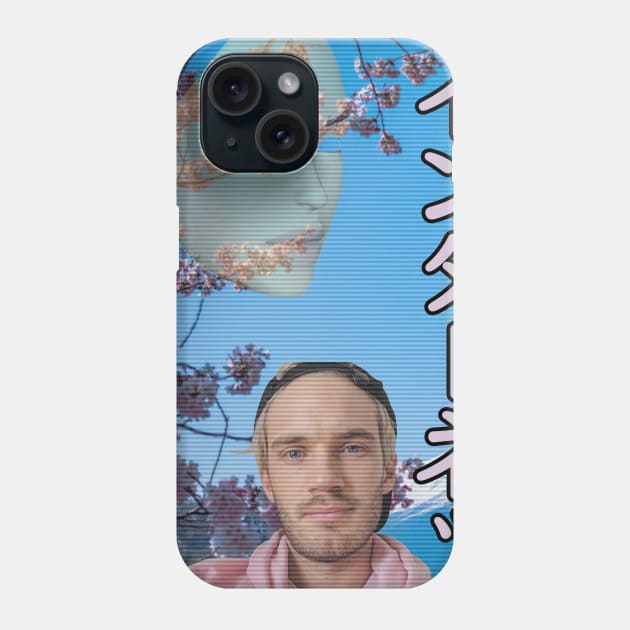 Pewdiepie vaporwave aesthetics Phone Case by Simonpeters98