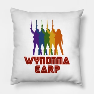 Pride Wynonna Earp Silhouettes Pillow