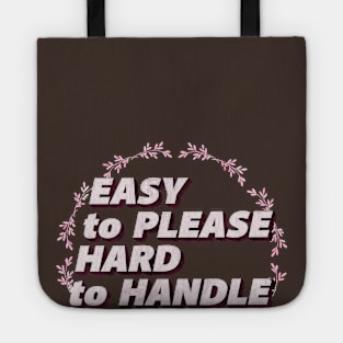 Astrology Enthusiast Gift Scorpio Facts: I'm Easy To Please But Hard To Handle Tote