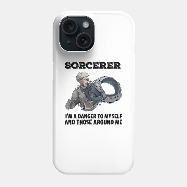 Wizard Mage RPG PnP Roleplaying Dungeon Sorcerer Meme Gift Phone Case by TellingTales