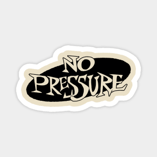 No Pressure "Oval Logo" Magnet