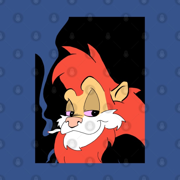 Stoner Lion by Blaze_Belushi