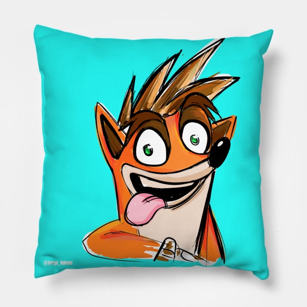 Crash the what? Pillow by jorge_lebeau