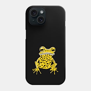 Humorous Yellow Frog Phone Case