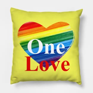 One Love Everywhere !!!!! Pillow