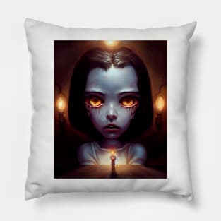 Witching Hour Halloween Witch Pillow