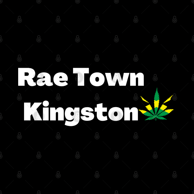 Rae Town Kingston Jamaica, Jamaican flag by johnnie2749