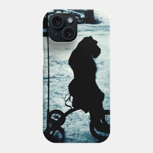 Monkey on bike Phone Case