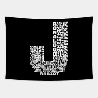 JUVENTUS - 2019 - 2020 - WHITE TEXT Tapestry