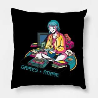 Games and Anime Pillow