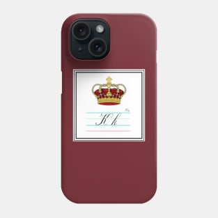 King Queer Alphabet Cards Phone Case