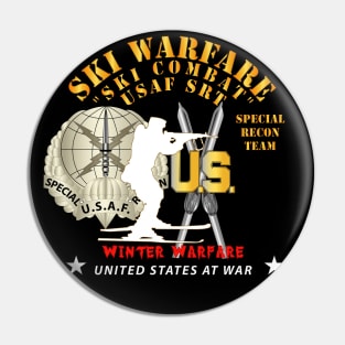 USAF Special Recon Team - Ski Warfare - Ski Combat - Winter Warfare X 300 Pin