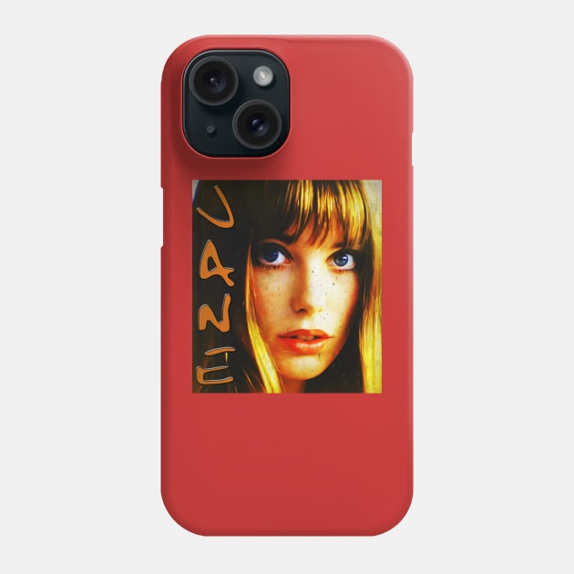 Jane Birkin//Vintage Potrait Phone Case by CreatenewARTees