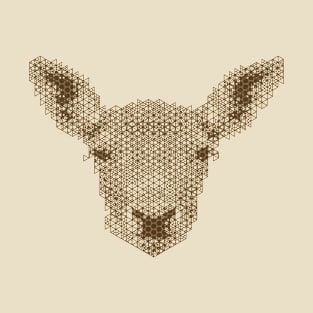 Kumiko Deer Animal Portrait T-Shirt