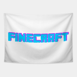 Minecraft Parody Finecraft Tapestry