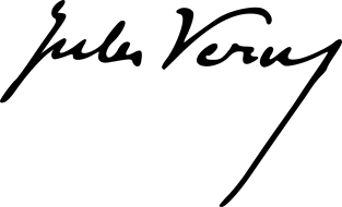 Sci-Fi Visionary - Jules Gabriel Verne Signature 1 Magnet