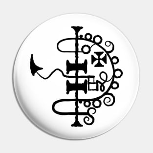 Sigil Of Asmoday Pin