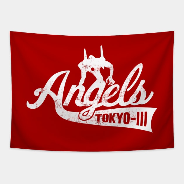 Tokyo Angels Tapestry by machmigo