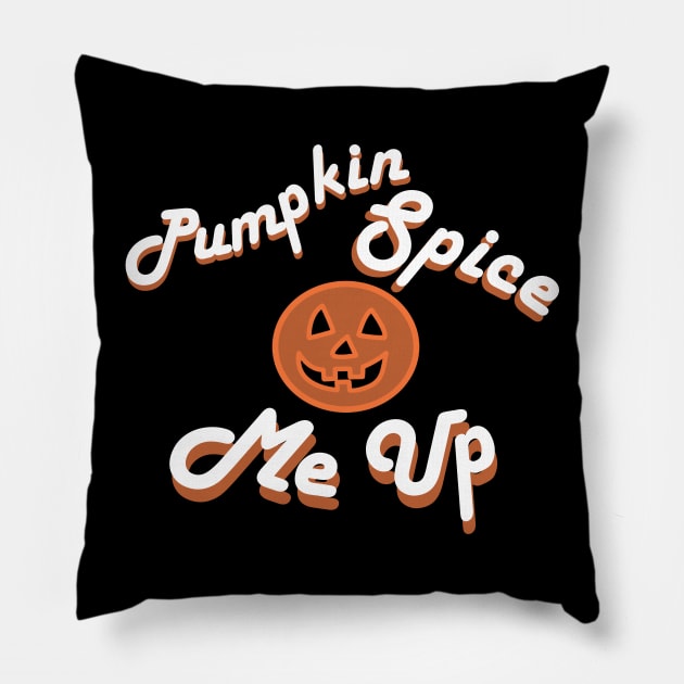 Pumpkin Spice Me Up Pillow by Zaerisfade