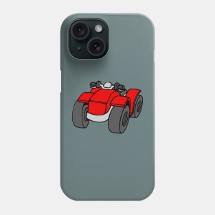 Red Quad Bike ATV Phone Case