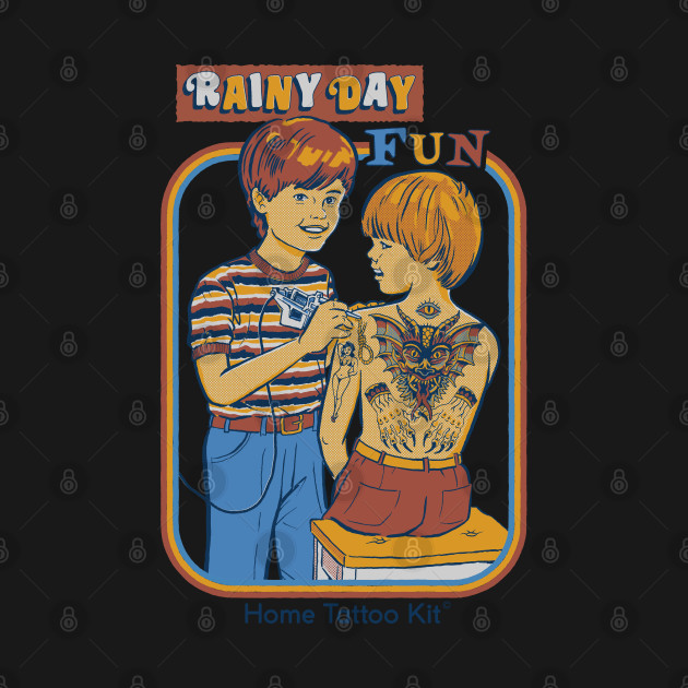 Rainy Day Fun - Tattoo - T-Shirt