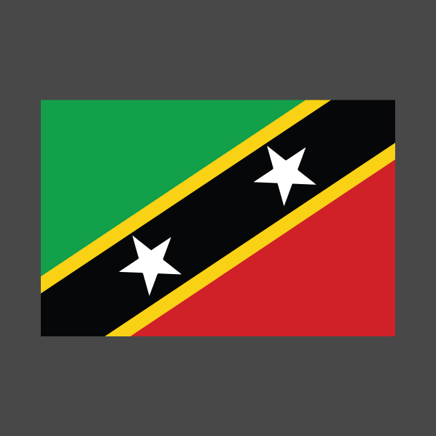 St Kitts and Nevis National Flag by IslandConcepts