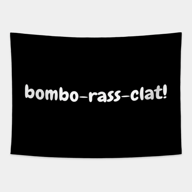 Bombo Rass Clat Mug, Mask, Pin, Tote Tapestry by DeniseMorgan