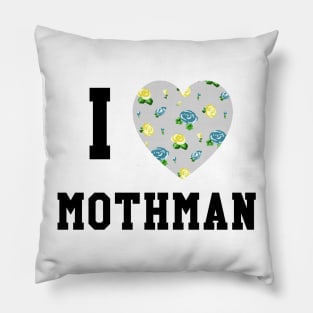 I Heart Mothman Pillow