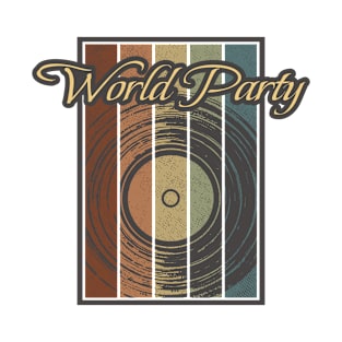 World Party Vynil Silhouette T-Shirt