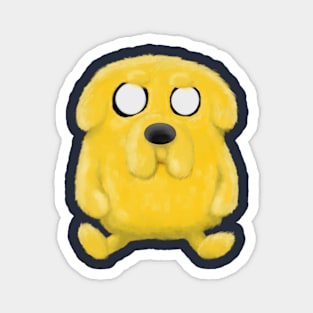 Fluffy Jake the Dog Magnet