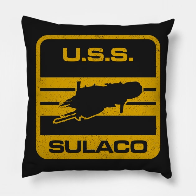U.S.S. SULACO Pillow by digitalage