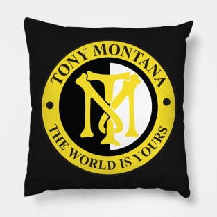 The World is Yours Monogram Pillow