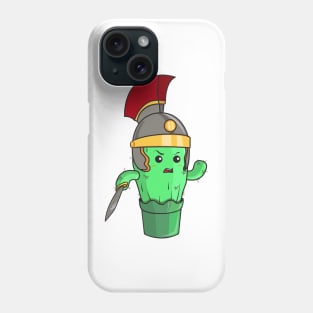 Cartoon cactus legionnaire. Phone Case