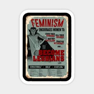 Lesbian Witchcraft Magnet