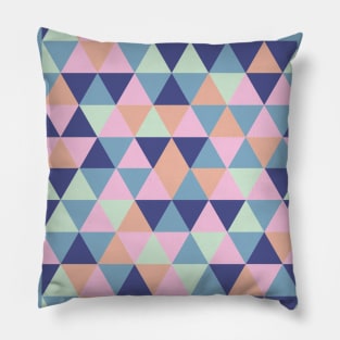 Retro Triangle Pattern Pillow