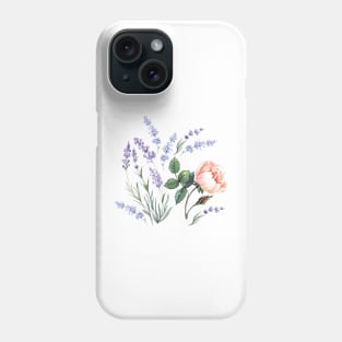 Lavender and Rose Phone Case