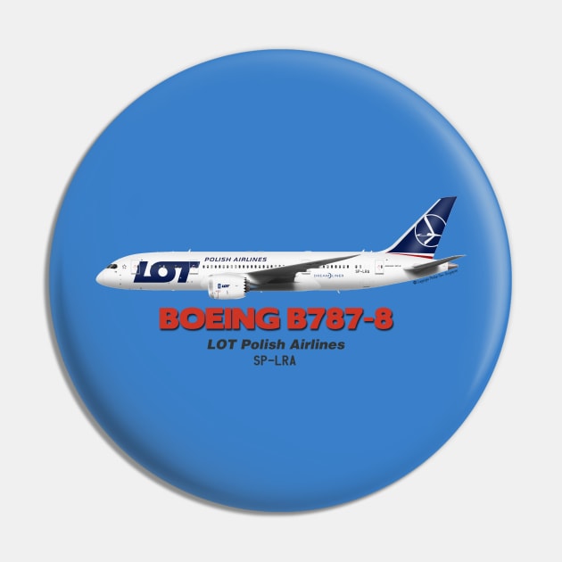 Boeing B787-8 - LOT Polish Airlines Pin by TheArtofFlying