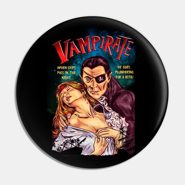 Vampirate Pin by Made With Awesome