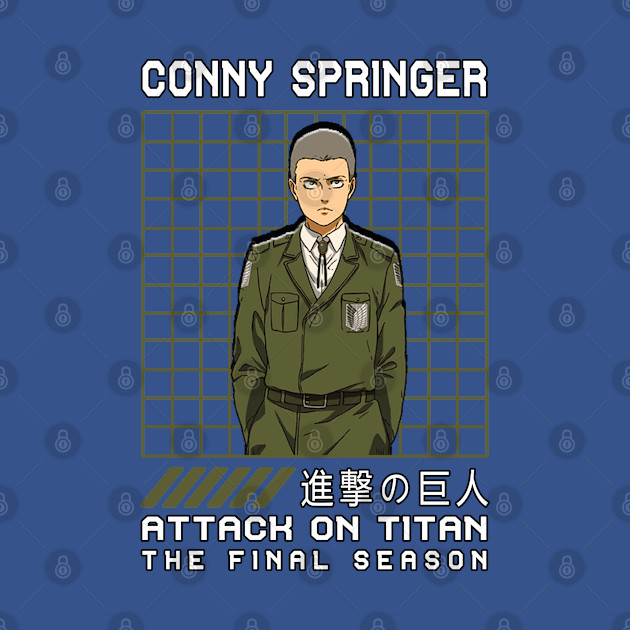 Disover CONNY SPRINGER - Attack On Titan - T-Shirt