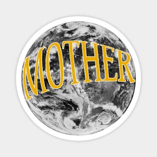 MOTHER EARTH YELLOW BLACK Magnet