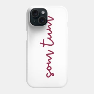 som tum - maroon Phone Case